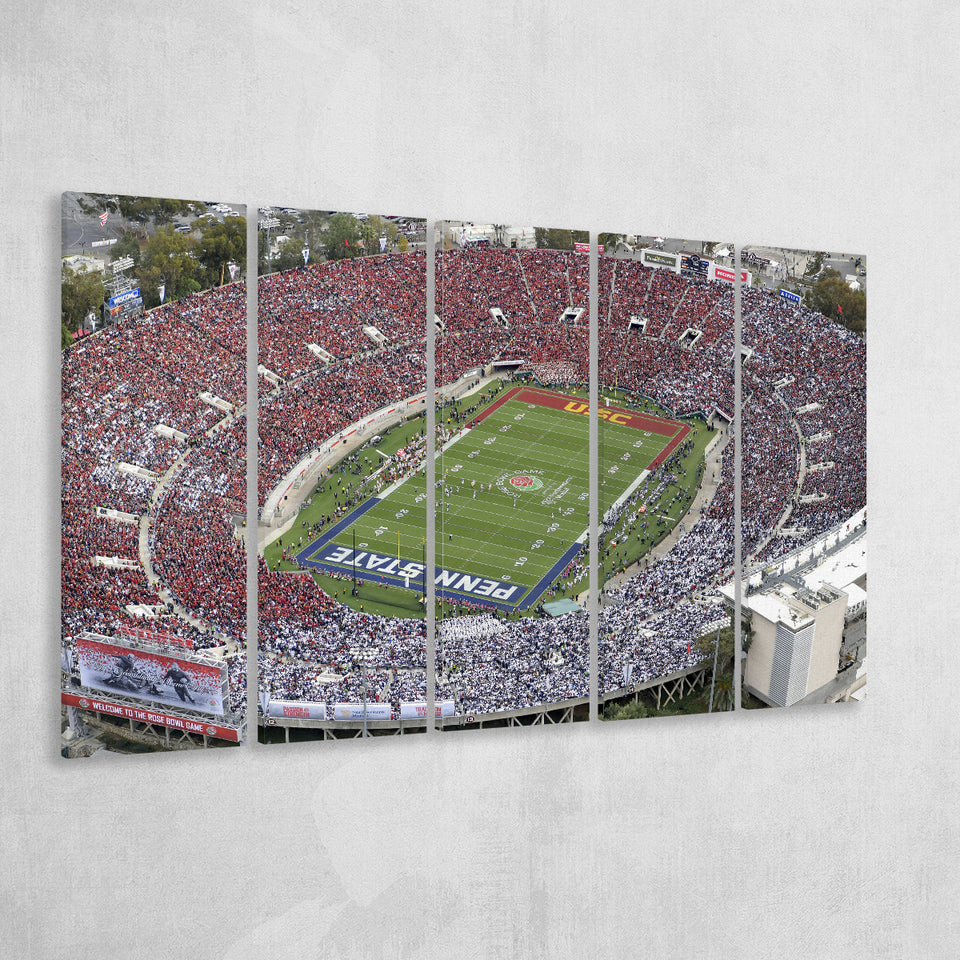 Rose Bowl Aerial View, Stadium Canvas, Sport Art, Gift for him, Multi Panels B, Canvas Prints Wall Art Decor