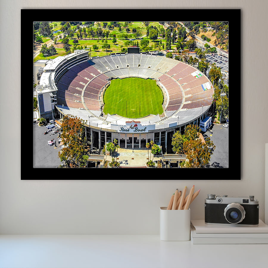 Rose Bowl, Stadium Canvas, Sport Art, Gift for him, Framed Art Prints Wall Art Decor, Framed Picture