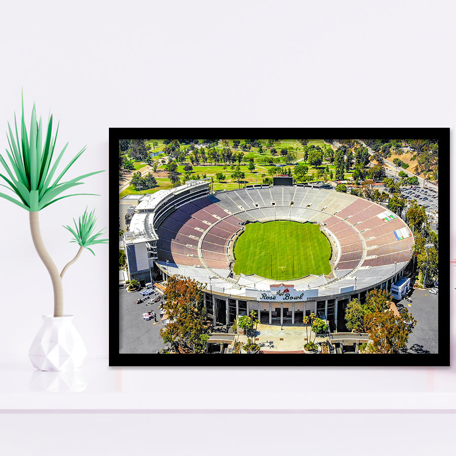 Rose Bowl, Stadium Canvas, Sport Art, Gift for him, Framed Art Prints Wall Art Decor, Framed Picture