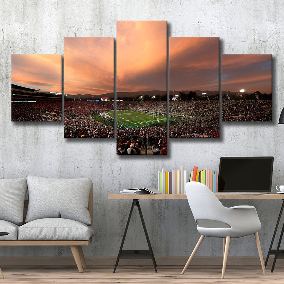 Rose Bowl in California, Stadium Canvas, Sport Art, Large Canvas, Multi Panels, Canvas Prints Wall Art Decor