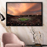 Rose Bowl in California, Stadium Canvas, Sport Art, Gift for him, Framed Canvas Prints Wall Art Decor, Framed Picture