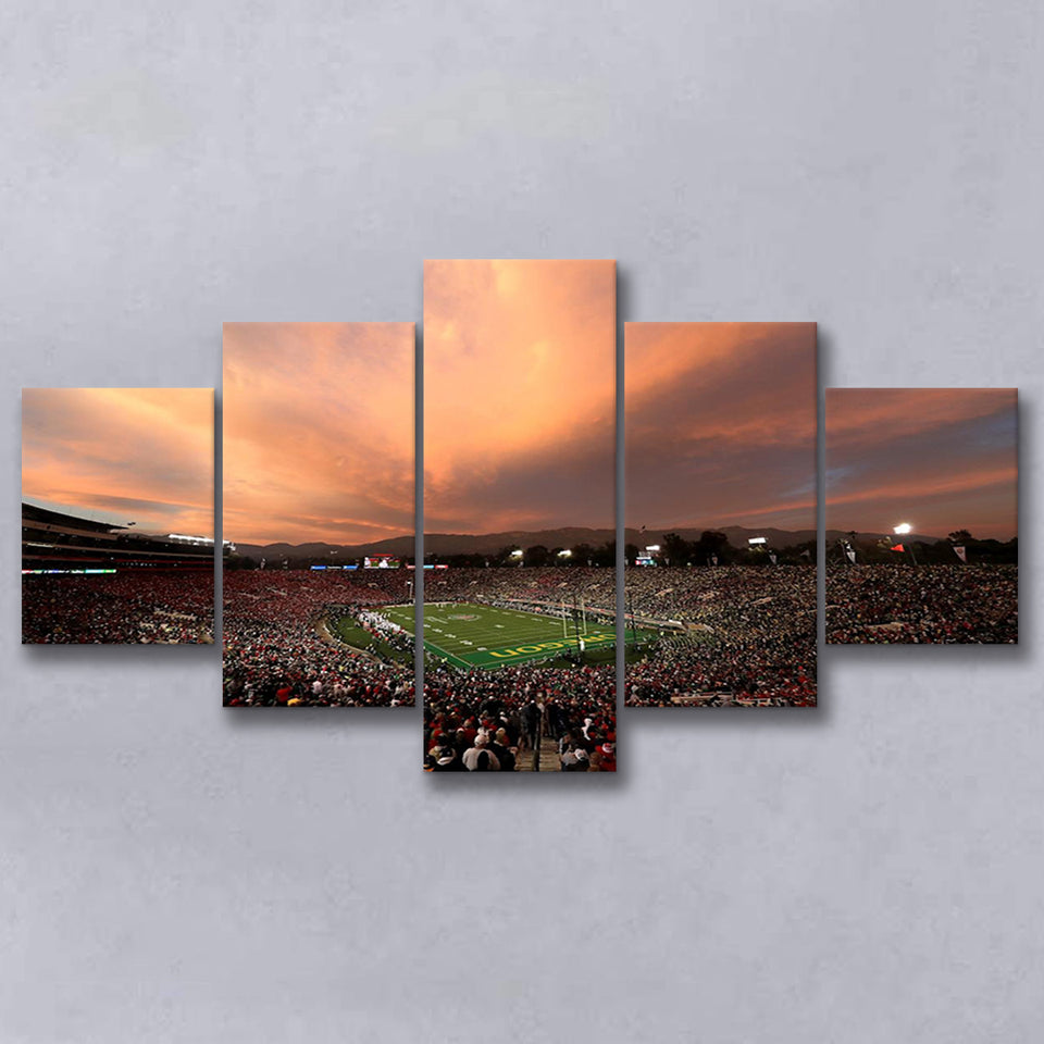 Rose Bowl in California, Stadium Canvas, Sport Art, Large Canvas, Multi Panels, Canvas Prints Wall Art Decor