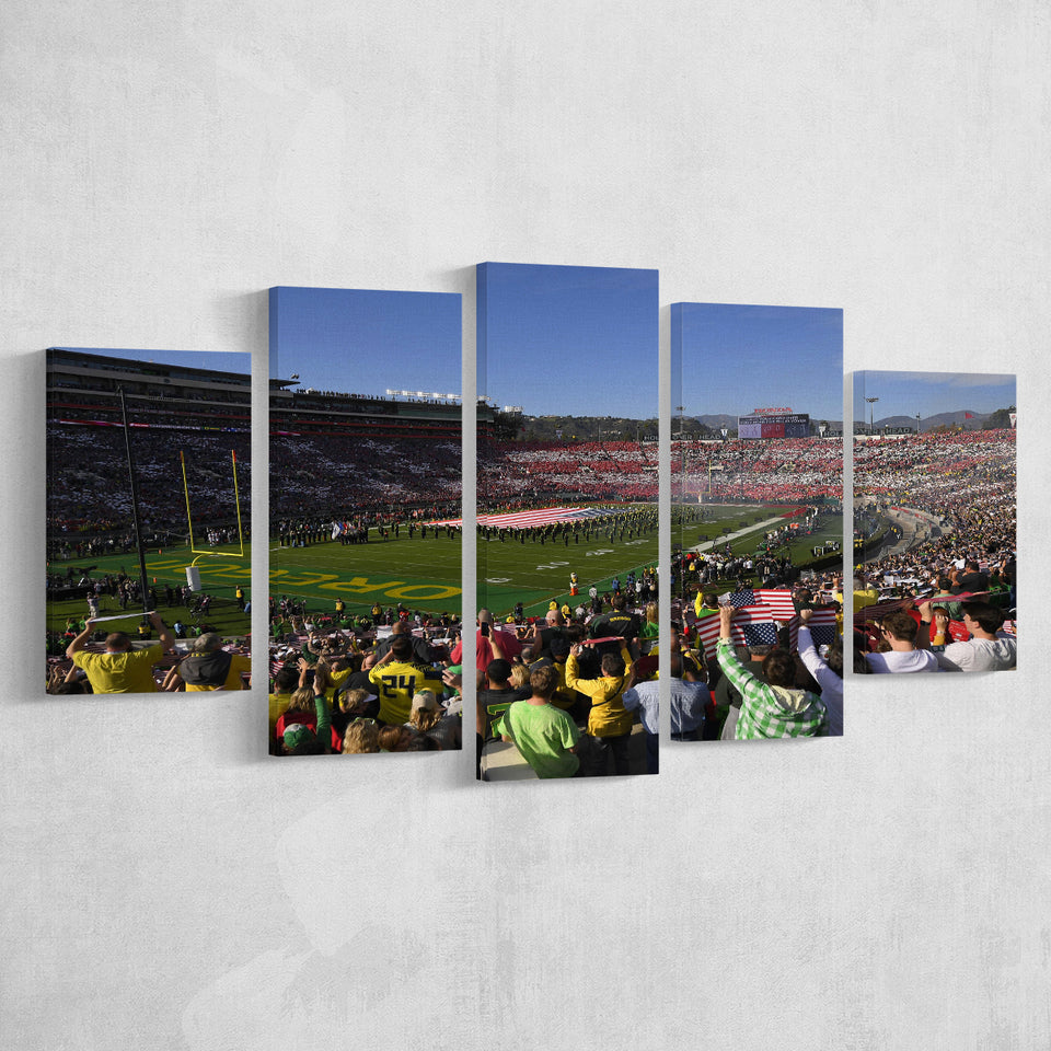 Rose Bowl in Pasadena California, Stadium Canvas, Sport Art, Large Canvas, Multi Panels, Canvas Prints Wall Art Decor