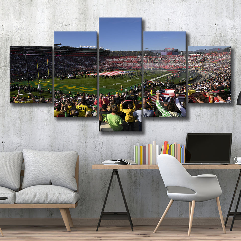 Rose Bowl in Pasadena California, Stadium Canvas, Sport Art, Large Canvas, Multi Panels, Canvas Prints Wall Art Decor