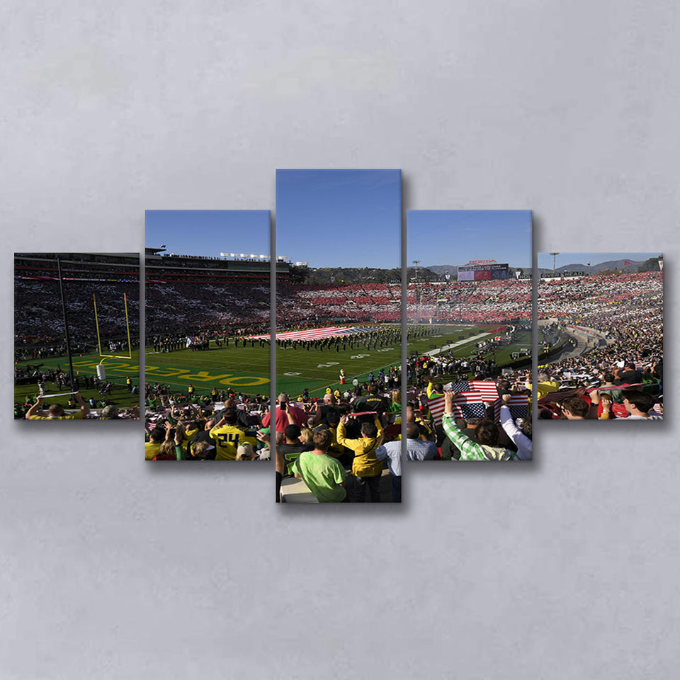 Rose Bowl in Pasadena California, Stadium Canvas, Sport Art, Large Canvas, Multi Panels, Canvas Prints Wall Art Decor