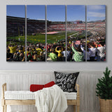 Rose Bowl in Pasadena California, Stadium Canvas, Sport Art, Gift for him, Multi Panels B, Canvas Prints Wall Art Decor