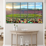 Rose Bowl in Pasadena, Stadium Canvas, Sport Art, Gift for him, Multi Panels B, Canvas Prints Wall Art Decor
