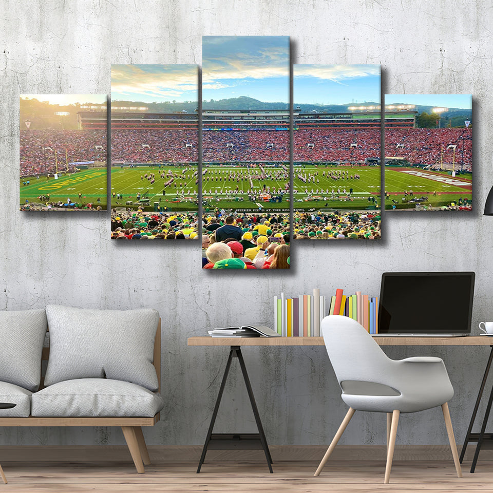 Rose Bowl in Pasadena, Stadium Canvas, Sport Art, Large Canvas, Multi Panels, Canvas Prints Wall Art Decor