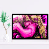 Rose Gold Marble Framed Art Prints Wall Art Decor, Framed Picture, Home Decor