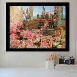 Roses Of Heliogabalus By Tadema Framed Art Prints Wall Decor - Painting Prints, Wall Art, Framed Picture, Black Frame
