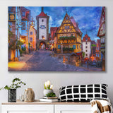 Rothenburg Canvas Prints Wall Art Decor - Painting Canvas, Art Print, Home Decor, Ready to Hang