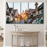 Rothenburg, Rothenburg Photo 5 Panels B,Large Canvas,Canvas Prints Wall Art Home Decor
