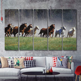 Roundup On The Ranch 5 Pieces B Canvas Prints Wall Art - Painting Canvas, Multi Panels,5 Panel, Wall Decor