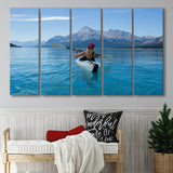 Rowing, Rowing 5 Panels B,Large Canvas,Canvas Prints Wall Art Home Decor