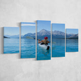 Rowing, Rowing Multi Panels,Canvas Prints Wall Art Home Decor