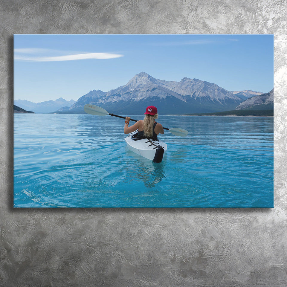 Rowing, Rowing Canvas Prints Wall Art Home Decor - Painting Canvas, Ready to hang