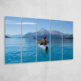 Rowing, Rowing 5 Panels B,Large Canvas,Canvas Prints Wall Art Home Decor