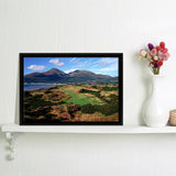 Royal County Down Golf Club Framed Canvas Prints Wall Art - Painting Prints, Home Wall Decor, Painting Canvas