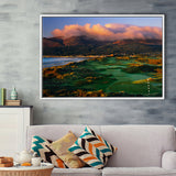Royal County Down Golf Club Hole 03R A Glorious Morning Newcastle Co Down, Ireland, Framed Canvas Prints Wall Art Decor