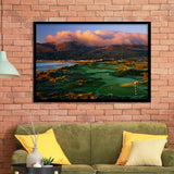 Royal County Down Golf Club Hole 03R A Glorious Morning Newcastle Co Down, Ireland, Golf Sport Print, Framed Art Prints Home Decor