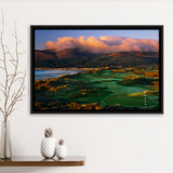 Royal County Down Golf Club Hole 03R A Glorious Morning Newcastle Co Down, Ireland, Framed Canvas Prints Wall Art Decor