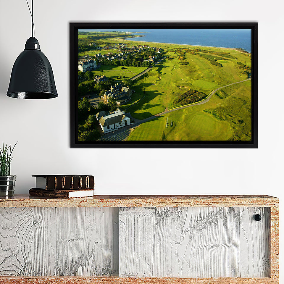 Royal Dornoch Archives Press And Journal Framed Canvas Prints Wall Art - Painting Prints, Home Wall Decor, Painting Canvas