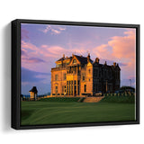Royal & Ancient Golf Clubhouse, 18Th Green Of The Old Course, St Andrews, Scotland, Framed Canvas Prints Wall Art Decor