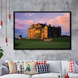 Royal & Ancient Golf Clubhouse, 18Th Green Of The Old Course, St Andrews, Scotland, Golf Sport Print, Framed Art Prints Home Decor