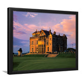Royal & Ancient Golf Clubhouse, 18Th Green Of The Old Course, St Andrews, Scotland, Golf Sport Print, Framed Art Prints Home Decor