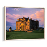 Royal & Ancient Golf Clubhouse, 18Th Green Of The Old Course, St Andrews, Scotland, Framed Canvas Prints Wall Art Decor