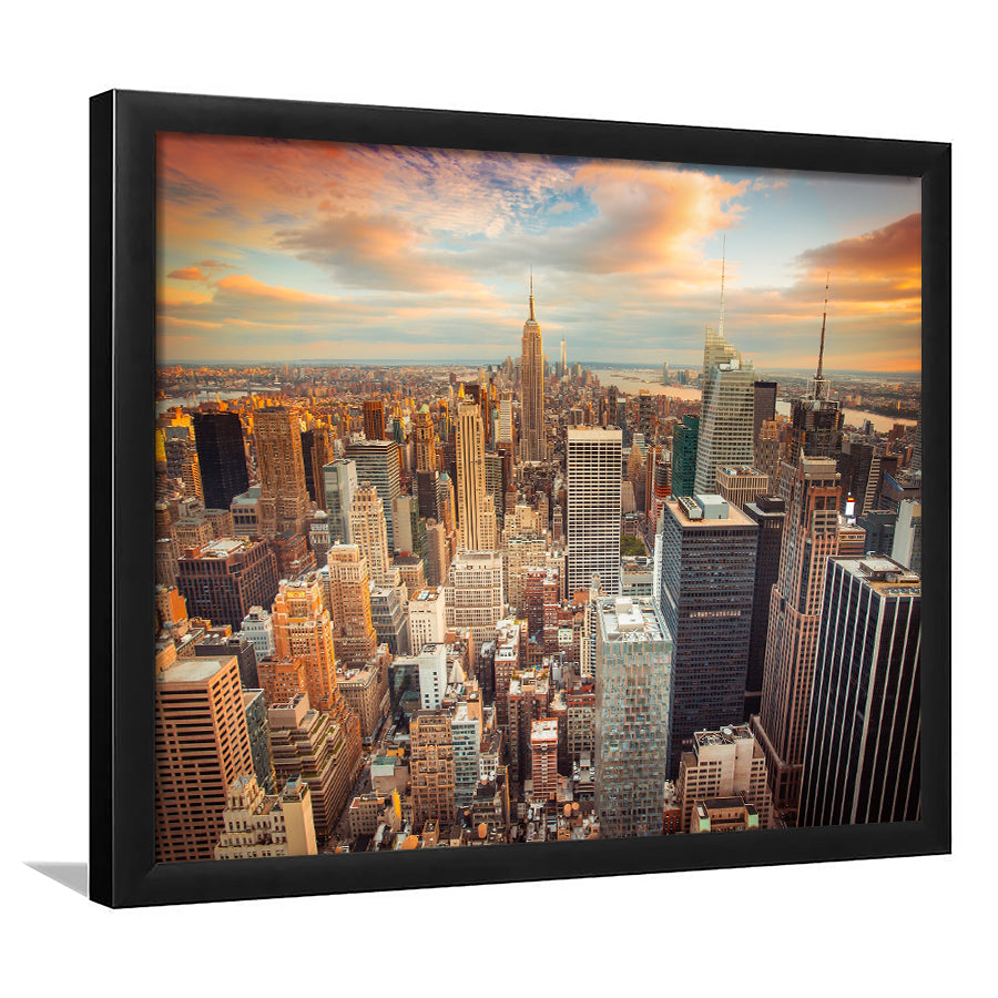 Royalty Free New York City Skyline Framed Wall Art Prints - Framed Prints, Prints for Sale, Framed Art