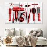 Ruby Cut Shop Decor 5 Pieces B Canvas Prints Wall Art - Painting Canvas, Multi Panels, Wall Decor