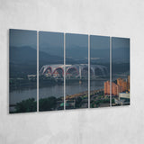 Rungrado May Day Stadium, Stadium Canvas, Sport Art, Gift for him, Multi Panels B, Canvas Prints Wall Art Decor
