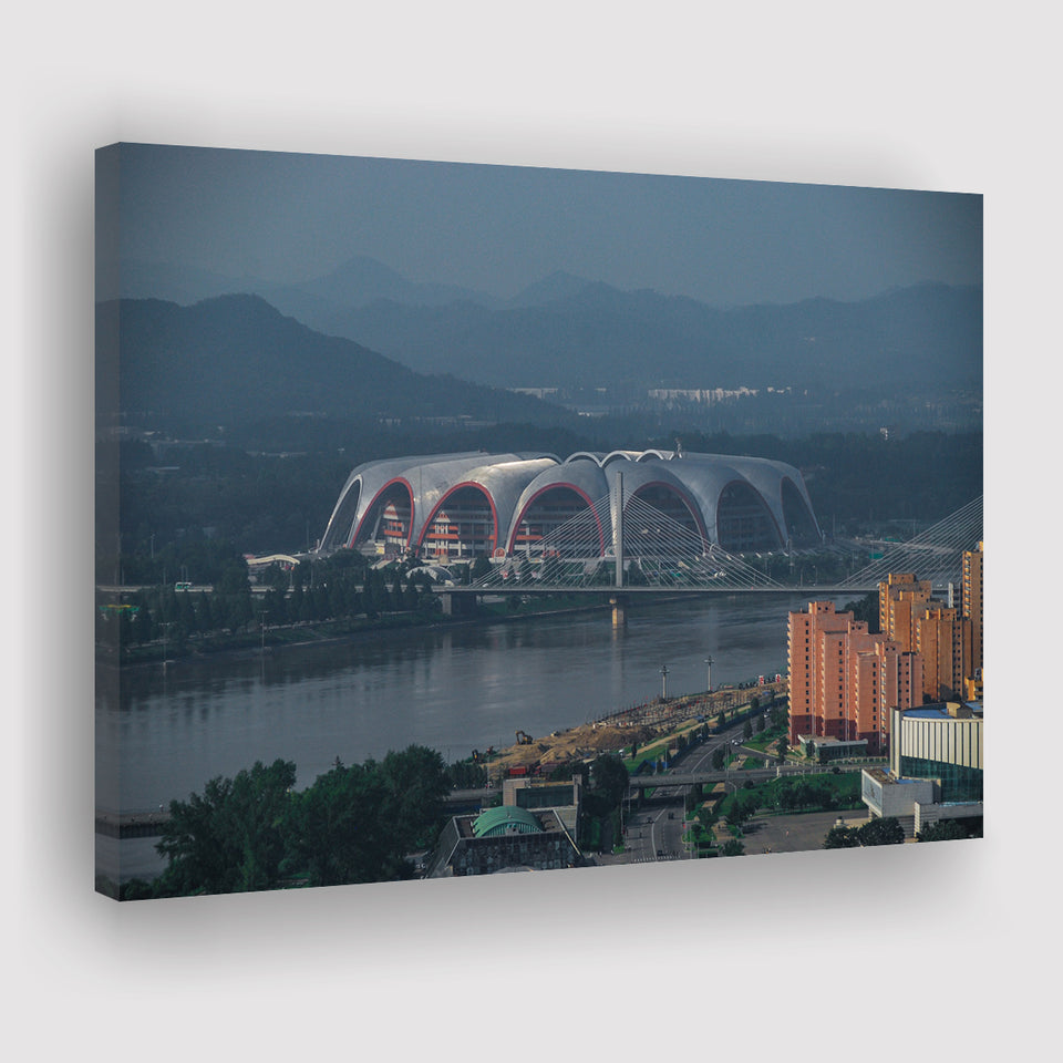 Rungrado May Day Stadium, Stadium Canvas, Sport Art, Gift for him, Fan Gift, Canvas Prints Wall Art Decor