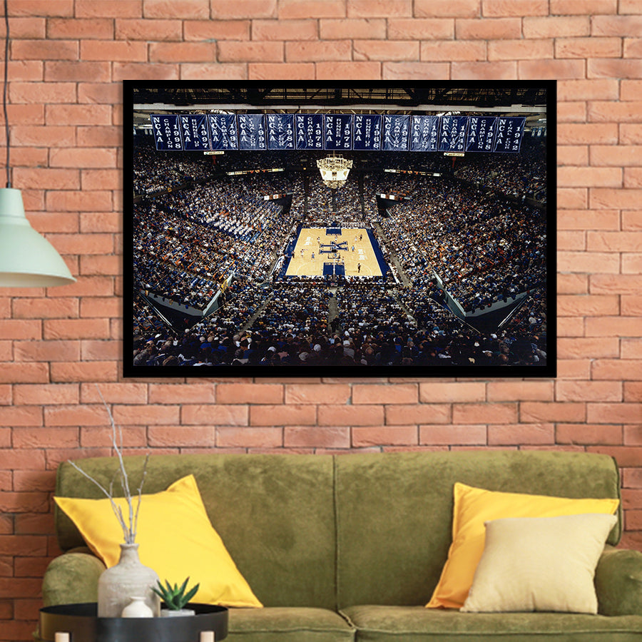 Rupp Arena, Stadium Canvas, Sport Art, Gift for him, Framed Art Prints Wall Art Decor, Framed Picture