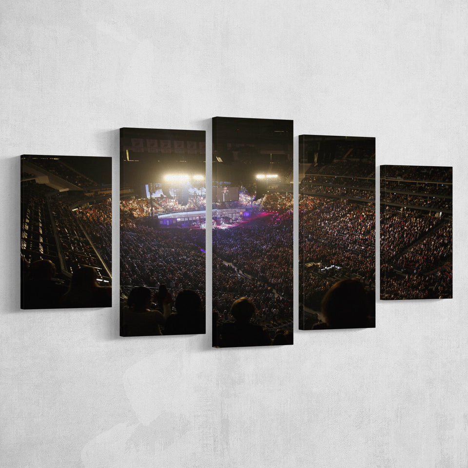 Rw Prudential Center, Stadium Canvas, Sport Art, Large Canvas, Multi Panels, Canvas Prints Wall Art Decor