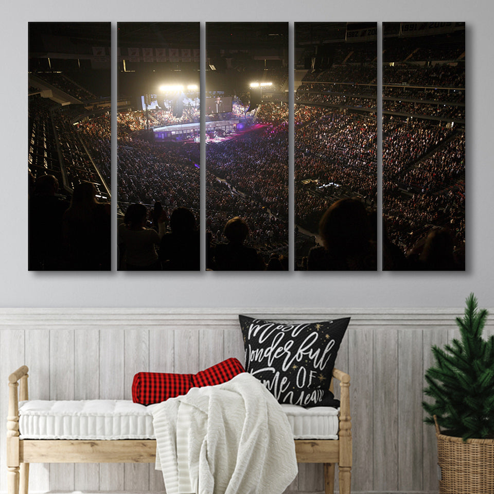 Rw Prudential Center, Stadium Canvas, Sport Art, Gift for him, Multi Panels B, Canvas Prints Wall Art Decor