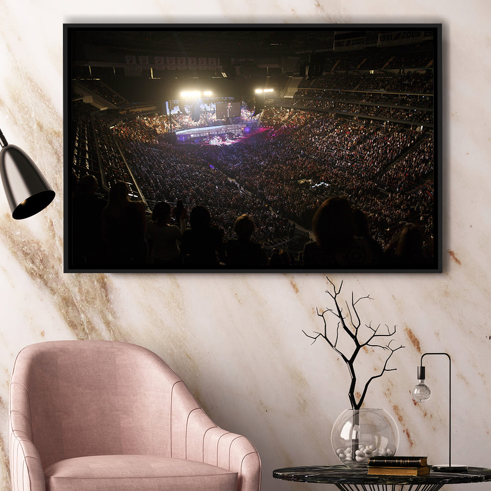 Rw Prudential Center, Stadium Canvas, Sport Art, Gift for him, Framed Canvas Prints Wall Art Decor, Framed Picture