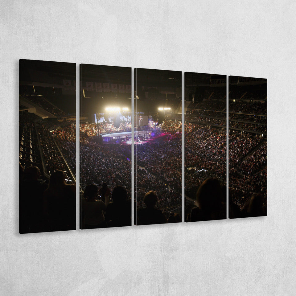 Rw Prudential Center, Stadium Canvas, Sport Art, Gift for him, Multi Panels B, Canvas Prints Wall Art Decor