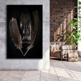 Sculpture Framed Canvas Prints Wall Art Home Decor - Painting Canvas,Black Frame, Ready to hang
