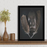 Sculpture Framed Canvas Prints Wall Art Home Decor - Painting Canvas,Black Frame, Ready to hang