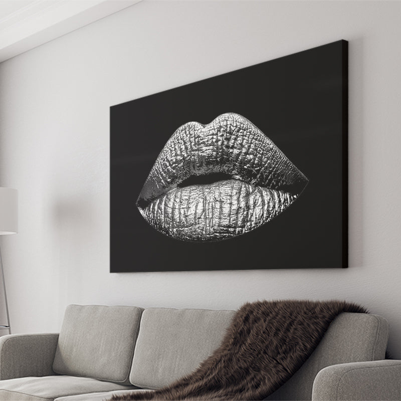 Silver Lips Landscape Canvas Prints Wall Art Home Decor - Painting Canvas, Ready to hang