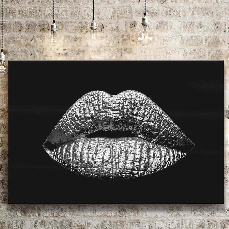Silver Lips Landscape Canvas Prints Wall Art Home Decor - Painting Canvas, Ready to hang