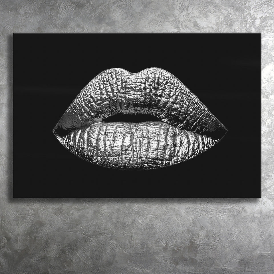 Silver Lips Landscape Canvas Prints Wall Art Home Decor - Painting Canvas, Ready to hang
