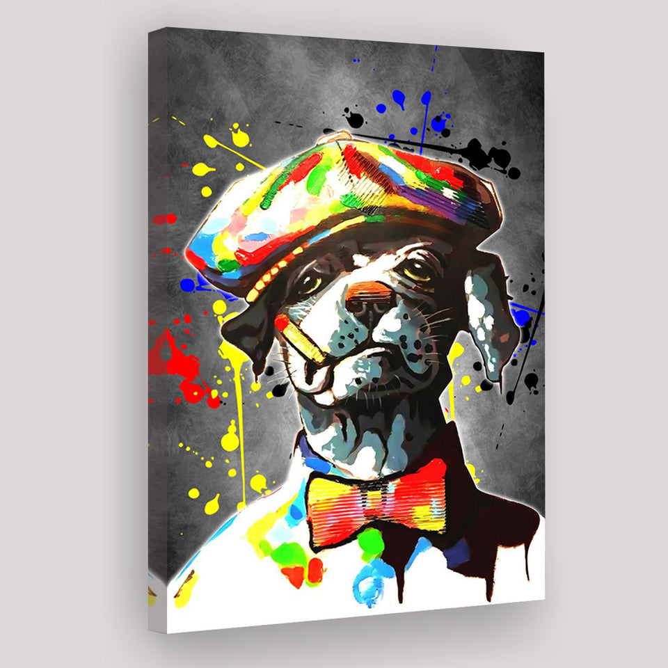 Smoking Cool Boy Pet House Decor Canvas Prints Wall Art Decor - Painting Canvas, Home Decor, Art Print, Art For Sale