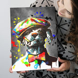 Smoking Cool Boy Pet House Decor Canvas Prints Wall Art Decor - Painting Canvas, Home Decor, Art Print, Art For Sale