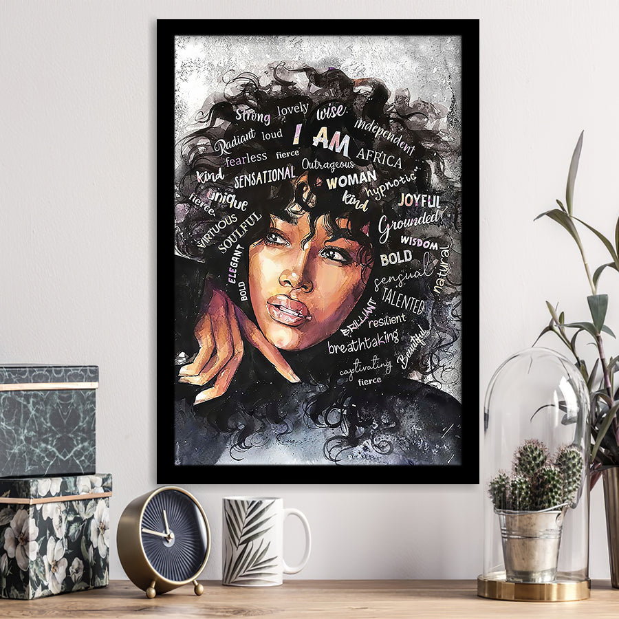 Soulful Woman Framed Art Prints Wall Decor - Art Prints, Framed Picture,For Sale, Ready to hang