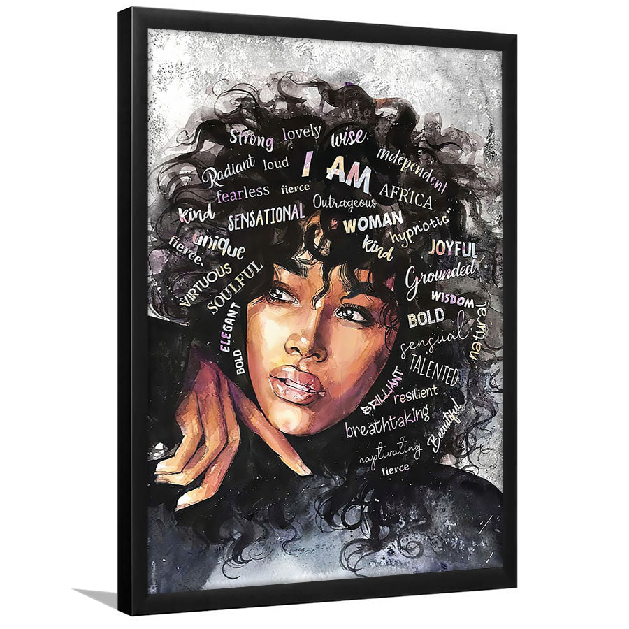 Soulful Woman Framed Art Prints Wall Decor - Art Prints, Framed Picture,For Sale, Ready to hang