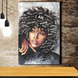 Soulful Woman Canvas Prints Wall Art Home Decor - Painting Canvas,Art Prints, Ready to hang