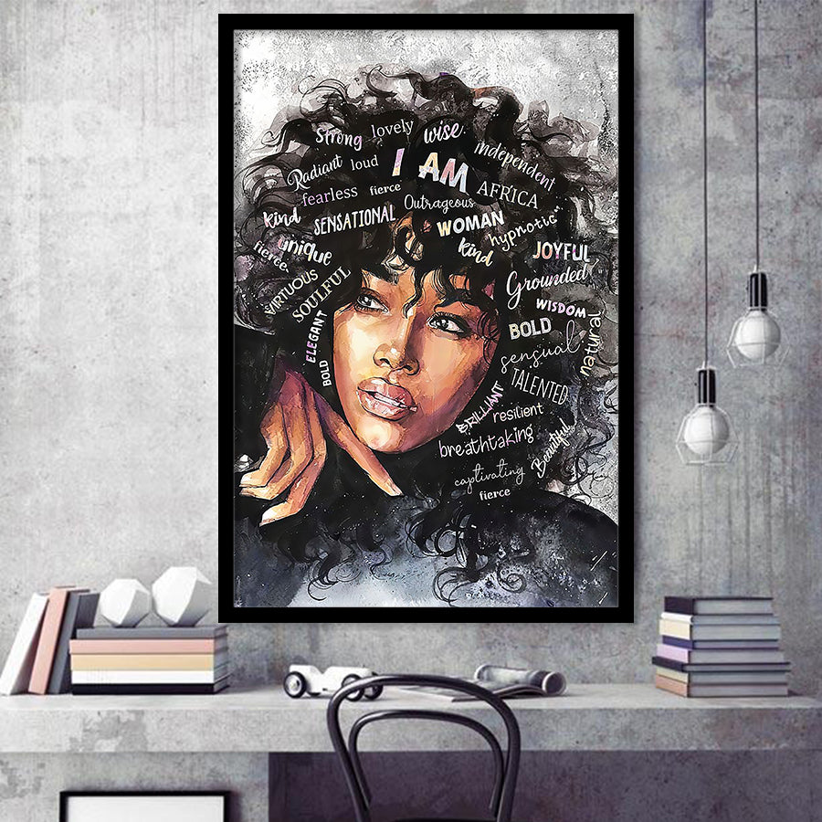 Soulful Woman Framed Art Prints Wall Decor - Art Prints, Framed Picture,For Sale, Ready to hang